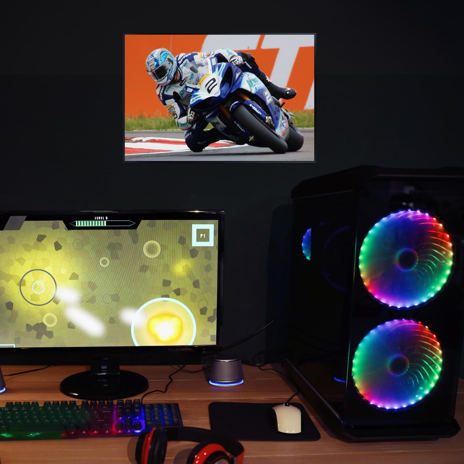 Yamaha R1 Poster – Sport Motor Bike Wall Art for Riders, Office or Garage Decor
