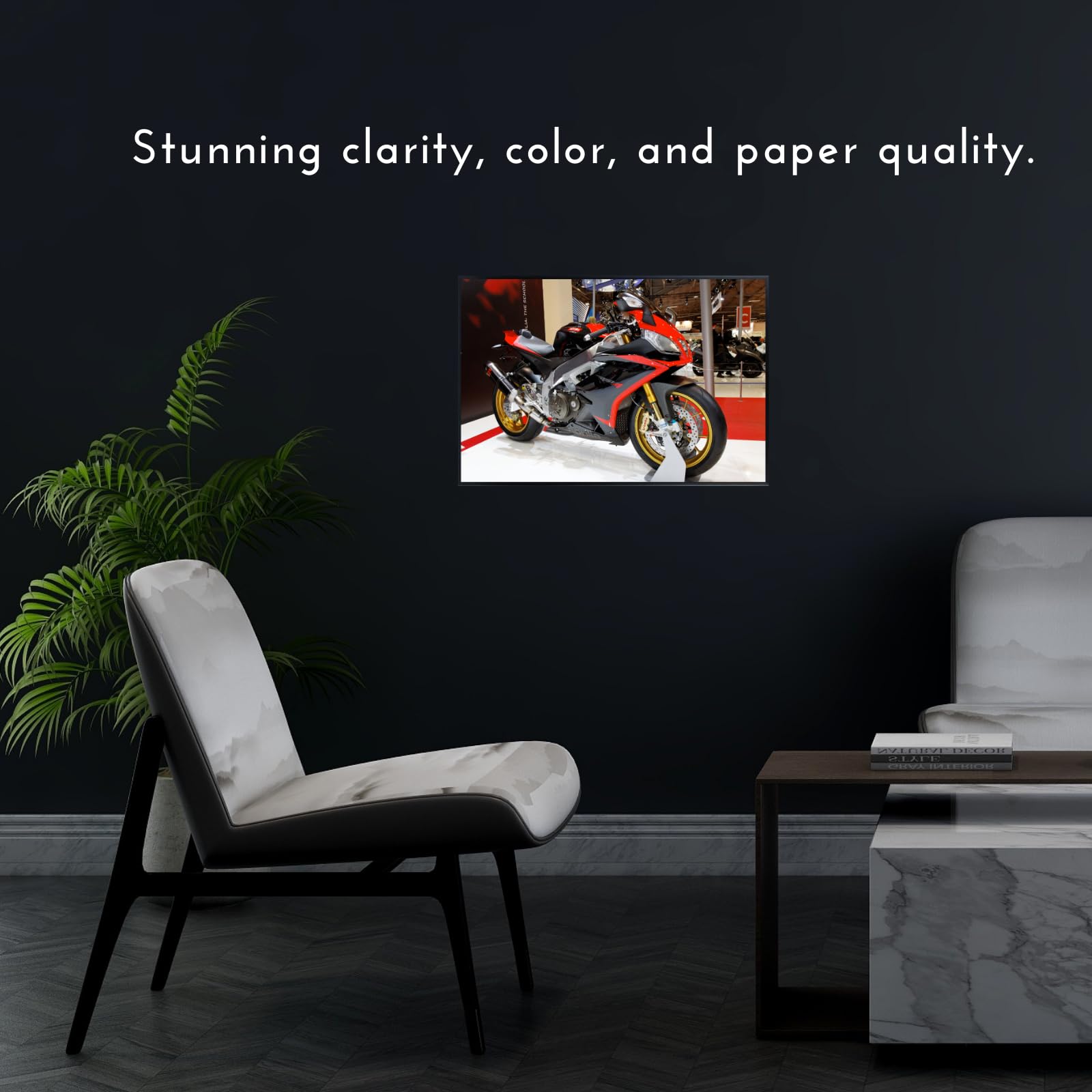 Aprilia RSV Poster -  Sportbike Wall Decor for Garage, Office, or Rider Spaces
