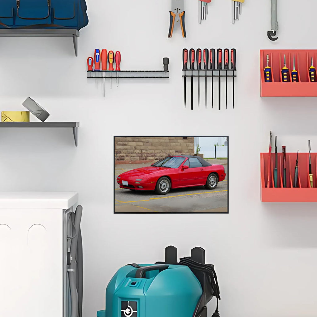 Blessed Posters RX-7 FD Rotary Wall Art – Classic JDM Performance Car Poster Print for Bedroom, Lounge, or Workspace – Japanese Sports Car Decor