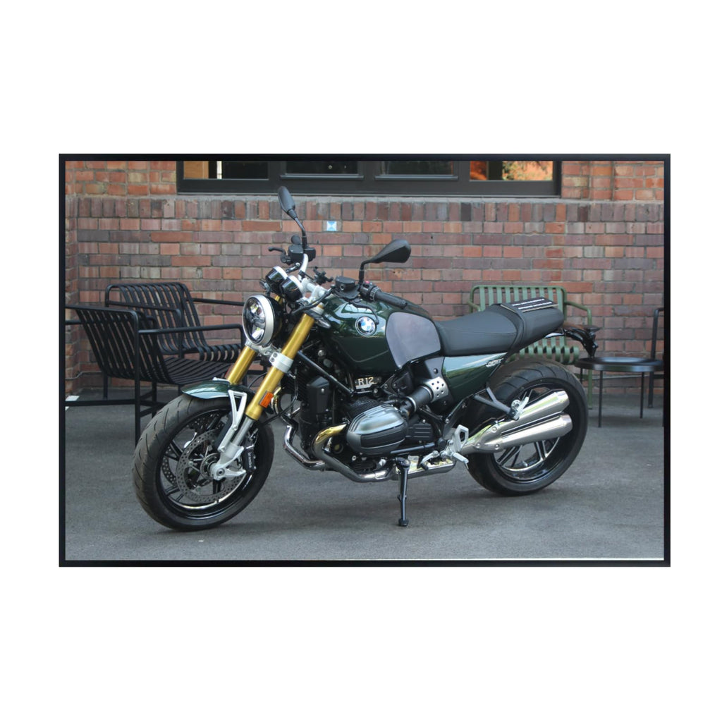 BMW R12 Motorcycle Wall Art Poster  – Classic Motorbike Decor for Garage, Office, or Living Room