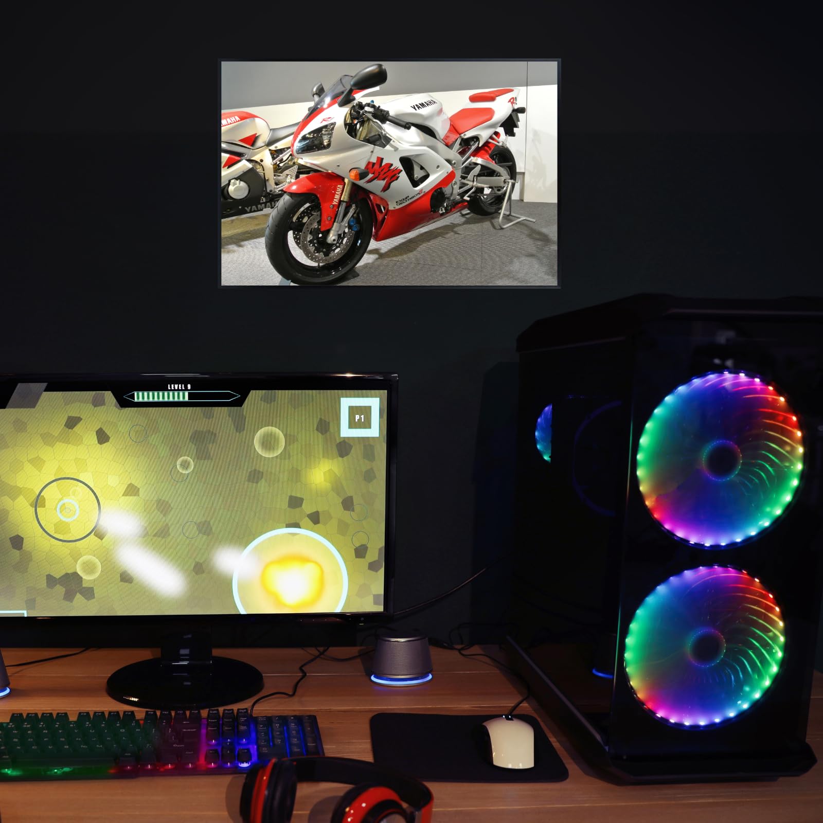 Yamaha YZF-R1 Poster – Sport Bike Wall Art for Motorcycle Enthusiasts, Riders, or Garage Decor