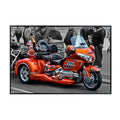 Gold Wing Poster | Touring Motorcycle Wall Art for Garage, Office, or Home