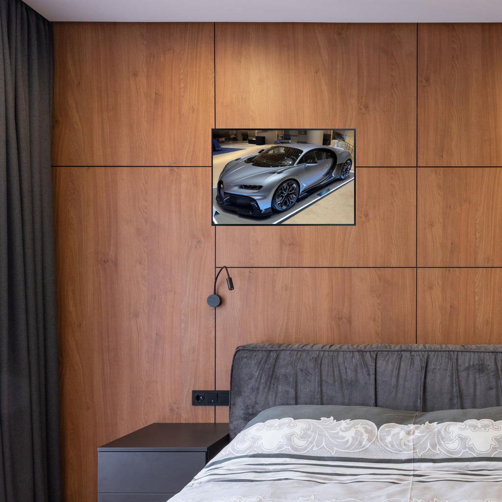 Blessed Posters Bugatti Chiron Wall Art – Luxury Supercar Poster for Garage, Office, Bedroom, or Living Room – Modern Hypercar Print – Automotive Decor Gift for Car Enthusiasts