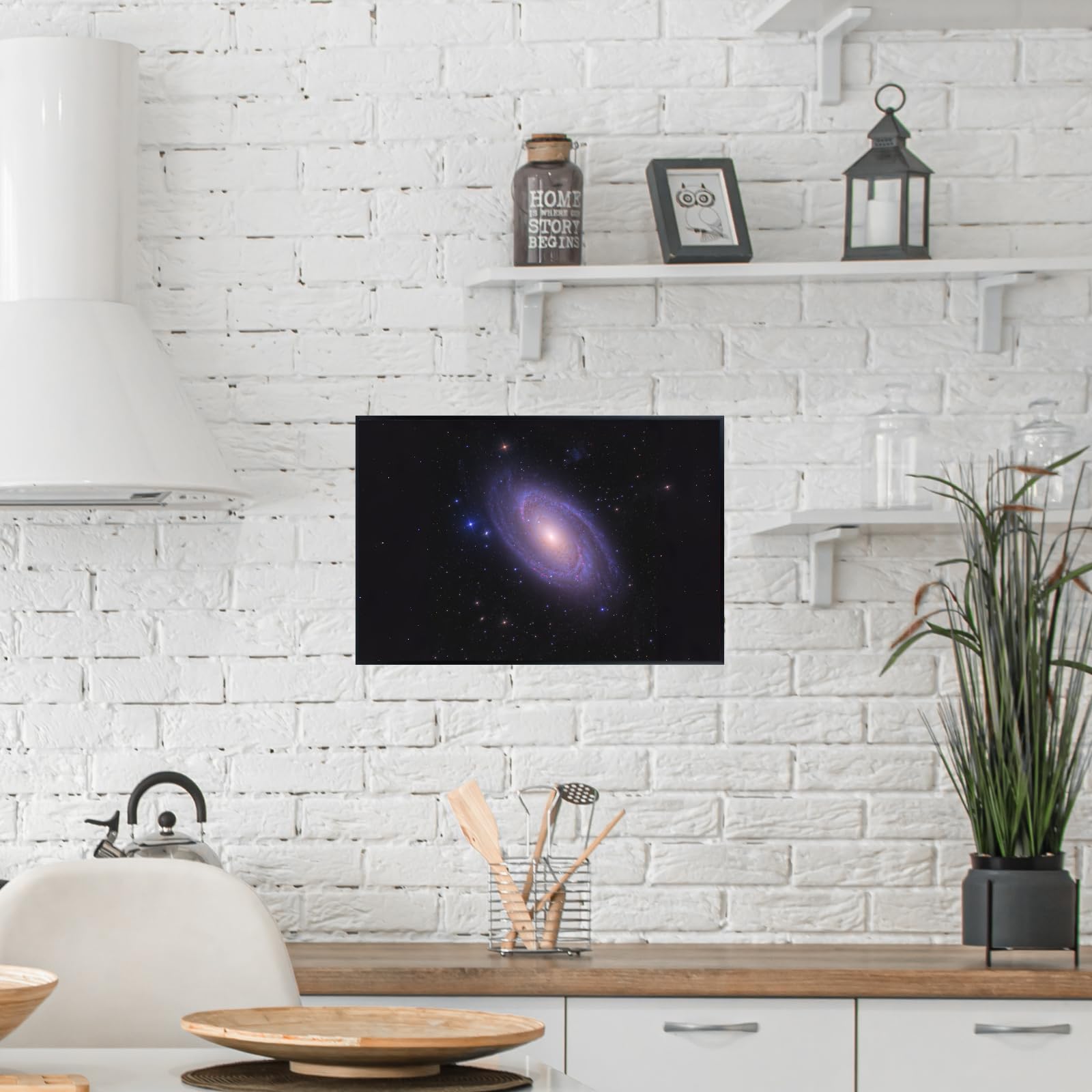 Blessed Posters Bode’s Galaxy Poster – Night Sky Wall Art Print – Space Astronomy Photography for Bedroom Living Room Home Office Decor