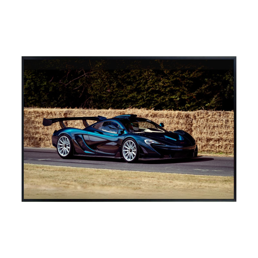 Blessed Posters McLaren P1 Poster – Exotic Hypercar Wall Art Print for Garage Office Bedroom Living Room Décor – Luxury Car Gift