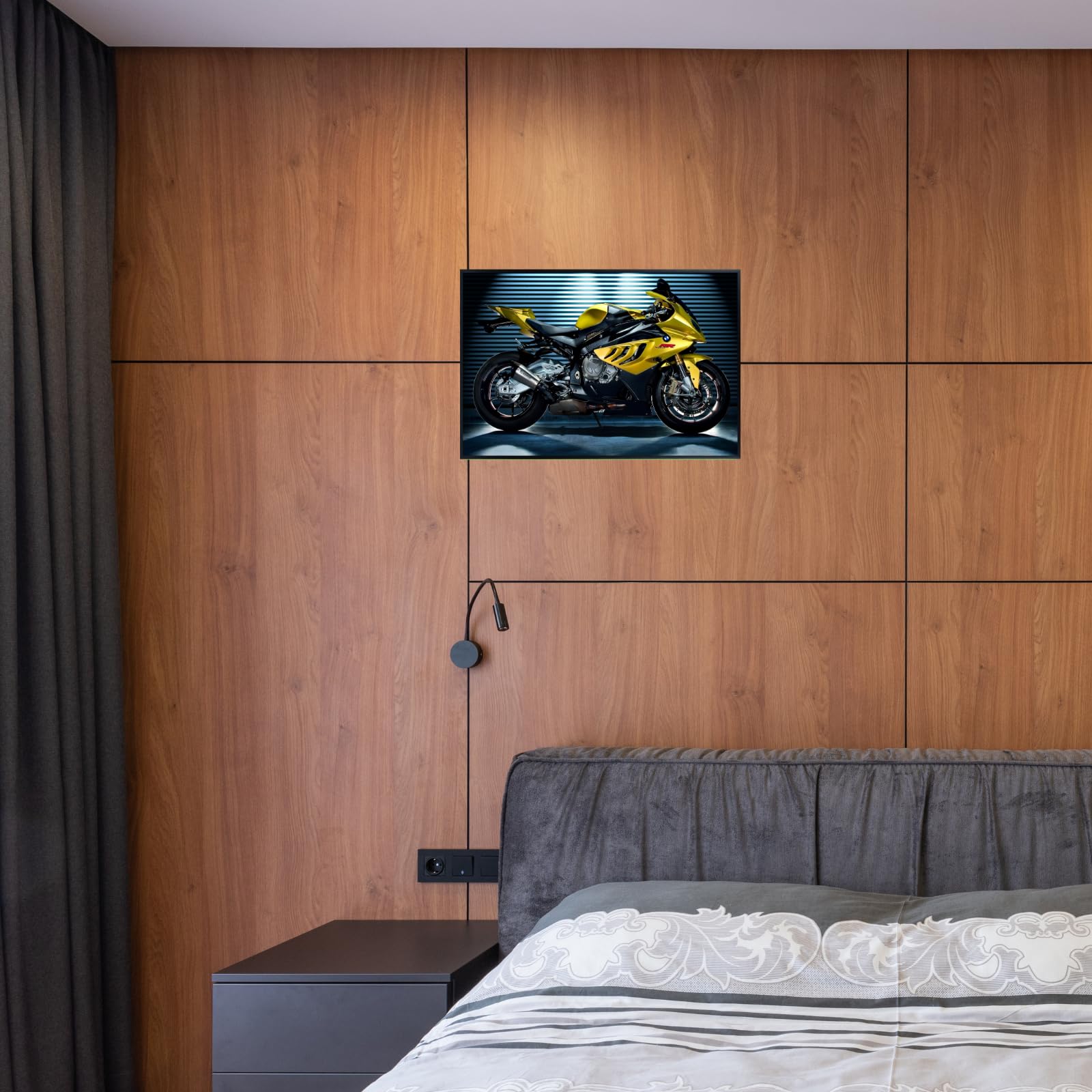 BMW S1000RR Poster – Sport Bike Wall Art for Motorcycle Enthusiasts, Riders, or Garage Decor