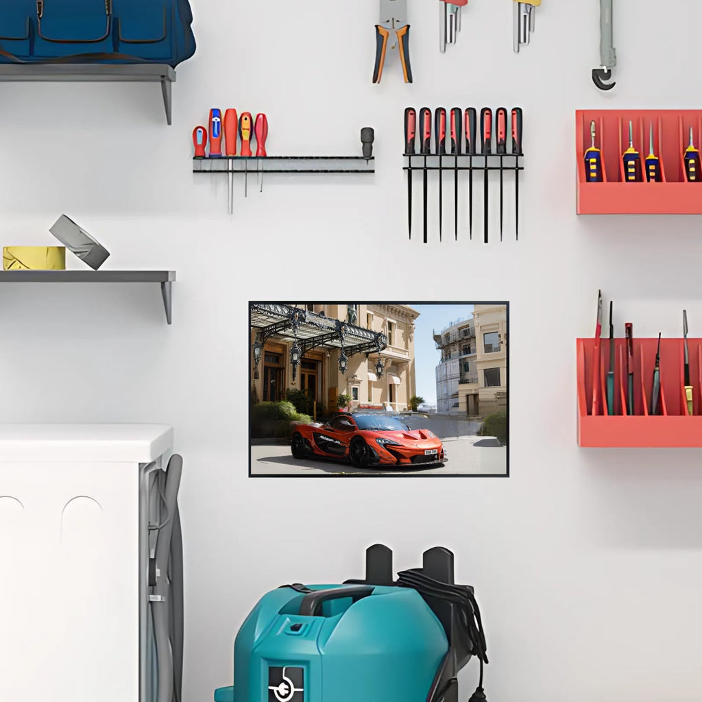 Blessed Posters McLaren P1 GTR Poster – Luxury Supercar Wall Art Print for Living Room Bedroom Office Garage – Exotic Sports Car Gift
