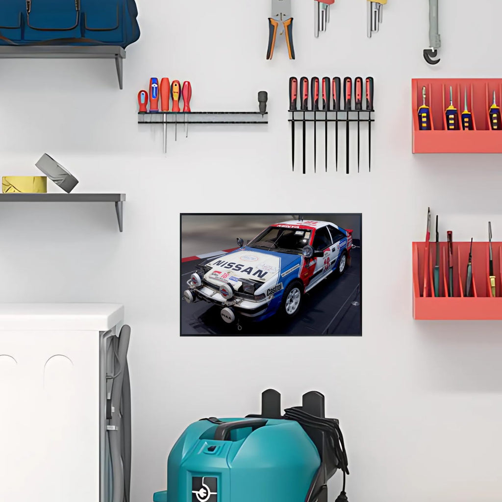 Blessed Posters Nissan Silvia S13 S14 Poster – Classic Japanese Sports Car Wall Art for Garage Bedroom Office Living Room Retro Automotive Decor