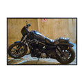 Sportster Poster - Classic Motorcycle Wall Art for Garage, Office, or Home