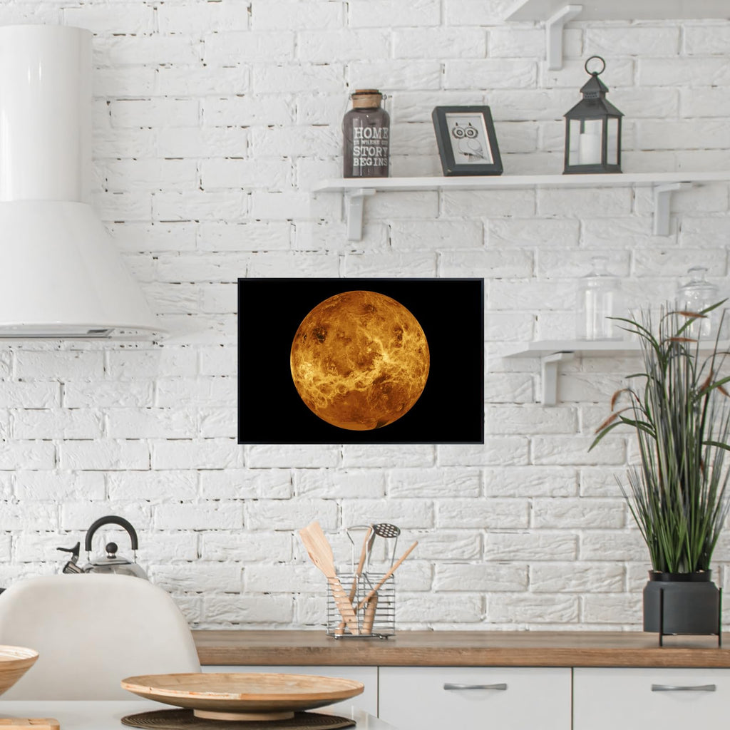 Blessed Posters Venus Poster – Night Sky Wall Art Print for Bedroom, Living Room, Office, or Home Decor – Space Astronomy Photography Artwork