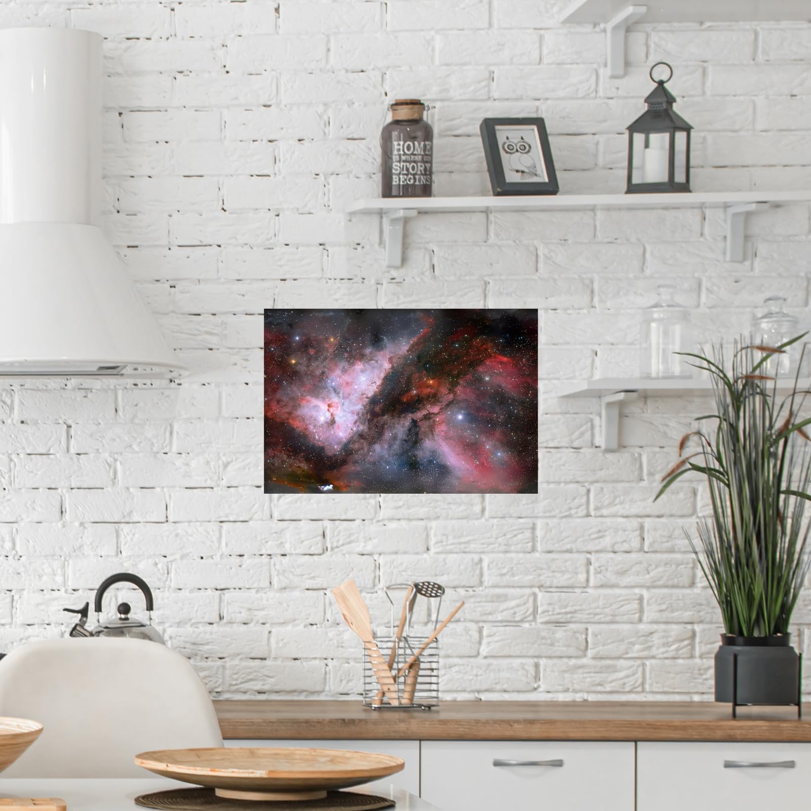 Blessed Posters Carinae Nebula Poster – Night Sky Wall Art Print – Space Astronomy Photography for Bedroom Living Room Home Office Decor