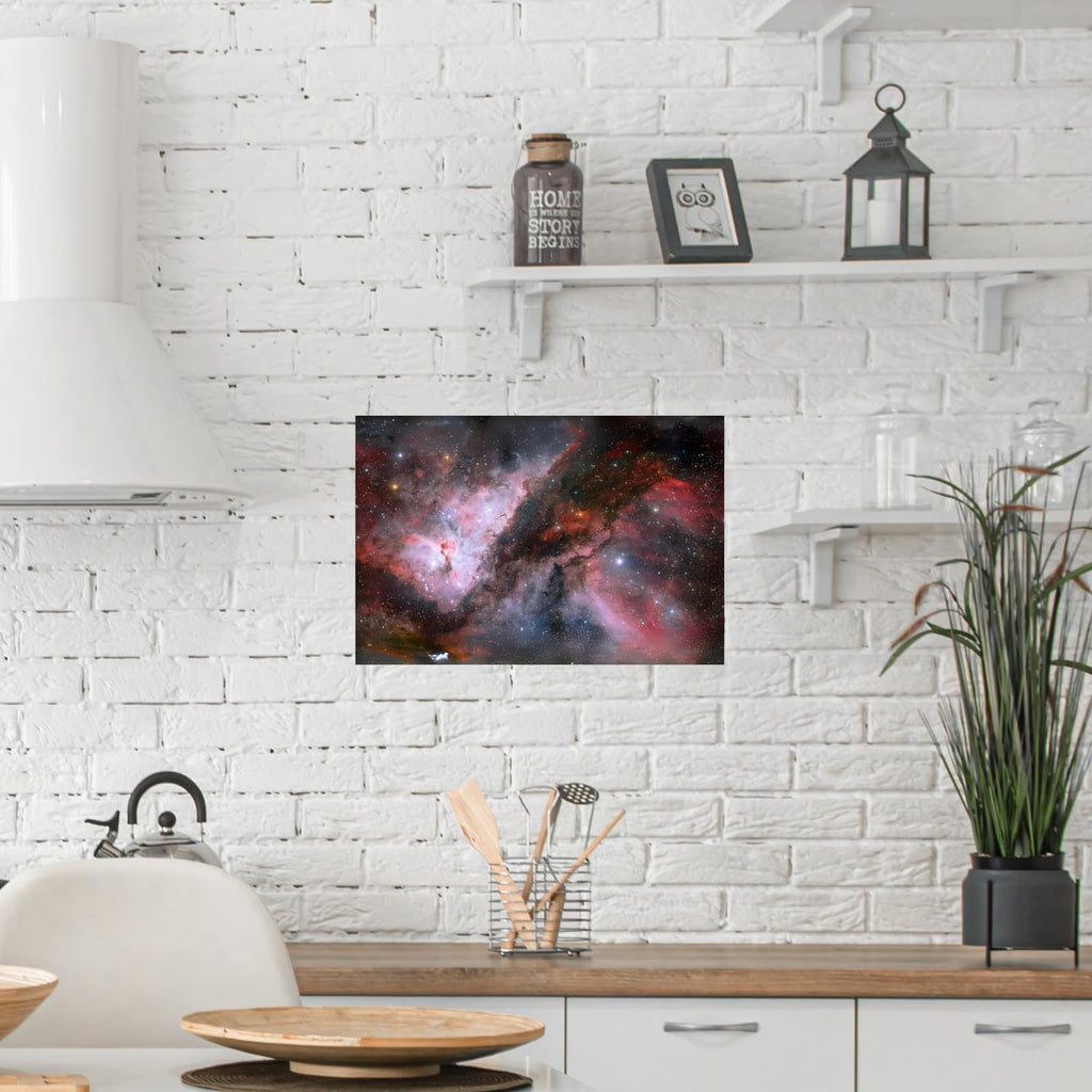 Blessed Posters Carinae Nebula Wall Art Print – Galaxy Space Astronomy Poster – Night Sky Home Decor for Bedroom Living Room Office