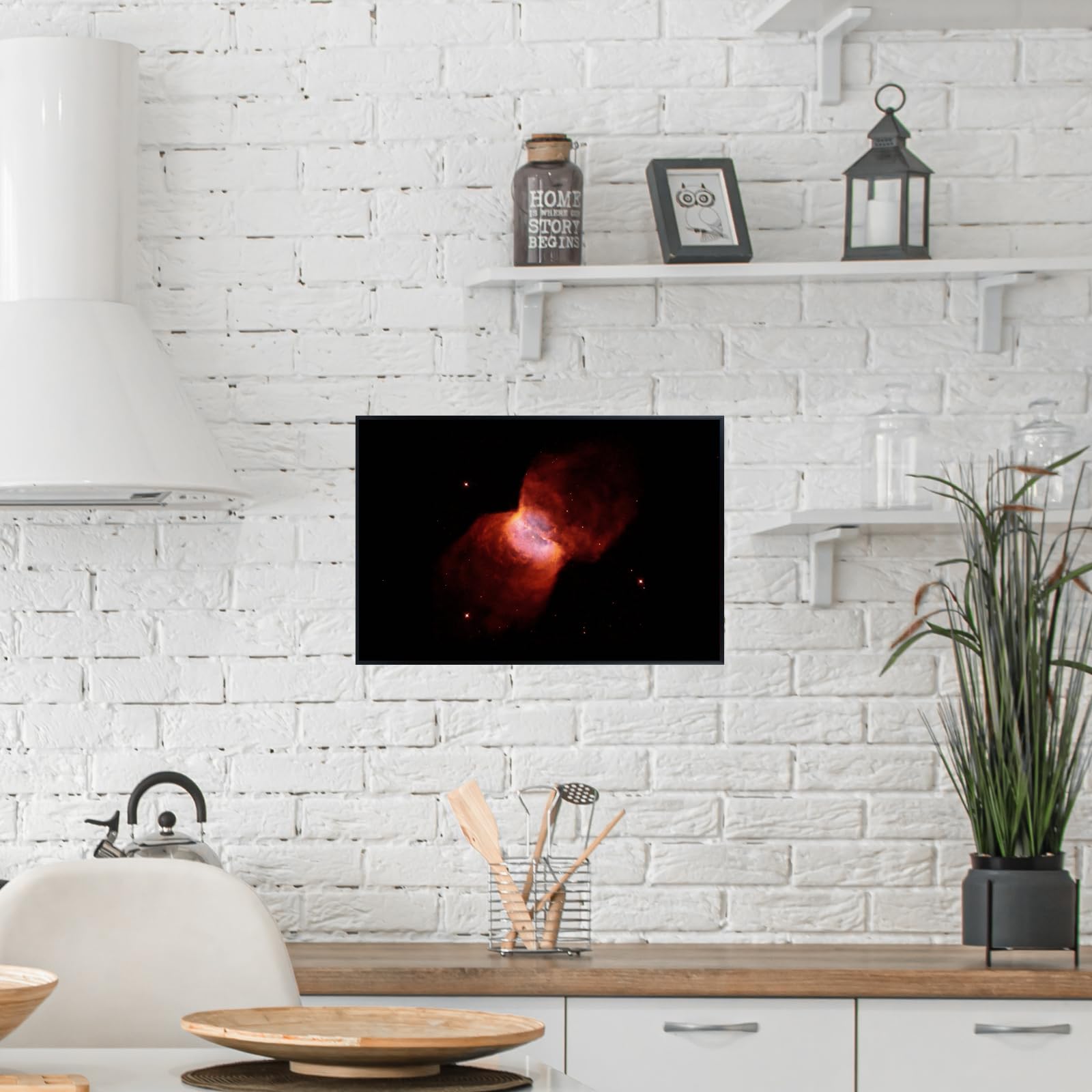 Butterfly Nebula Poster – Galaxy Night Sky Wall Art Print for Home Decor, Bedroom, Living Room, Office – Space Astronomy Photography Artwork