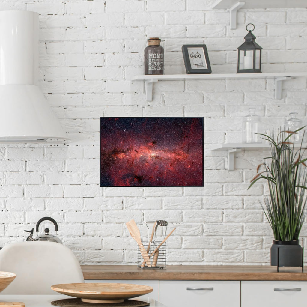 Blessed Posters Milky Way Wall Art – Galaxy Night Sky Astronomy Print Space Photography Poster for Bedroom Living Room Home Office Decor