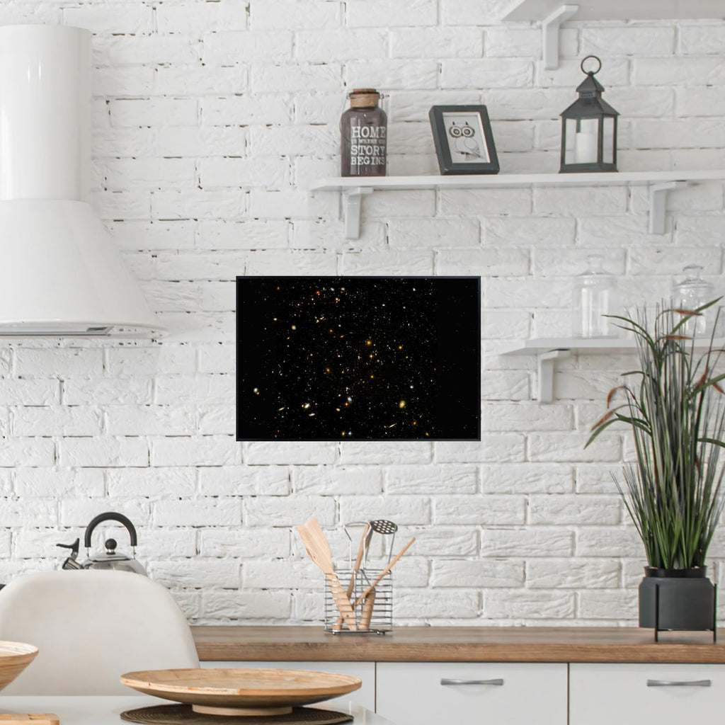 Blessed Posters Field of Galaxies Wall Art – Galaxy Night Sky Astronomy Print Space Photography Poster for Bedroom Living Room Home Office Decor