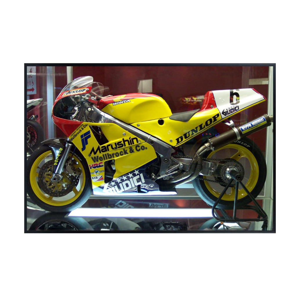 VFR750R RC30 Motorbike Poster - Sport Motorcycle Wall Art fo Garage, Living Room or Man Cave