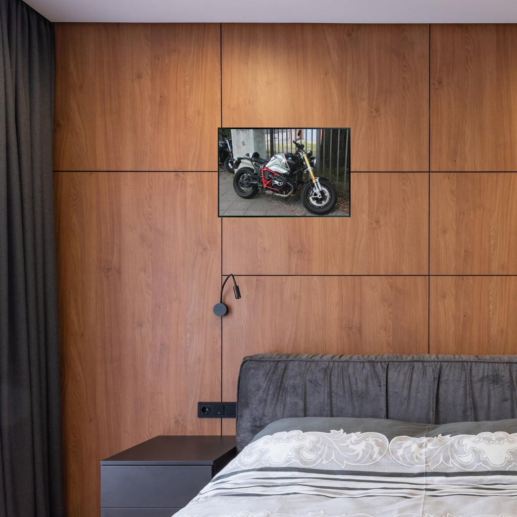 BMW R nineT Poster - Motorcycle Wall Art for Garage, Living Room or Office