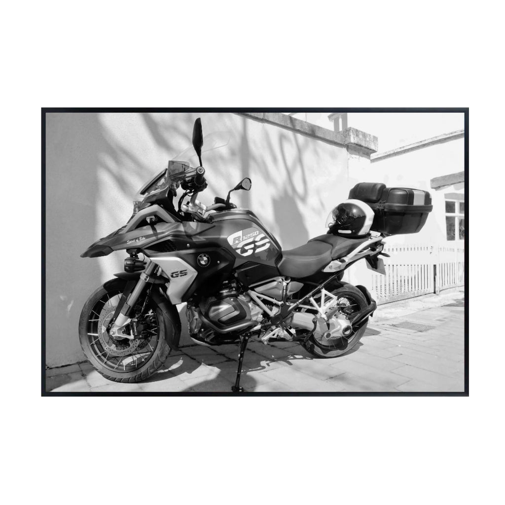 BMW R 1250 GS Poster - Adventure Motorcycle Wall Art Print for Riders, Garage or Office Decor
