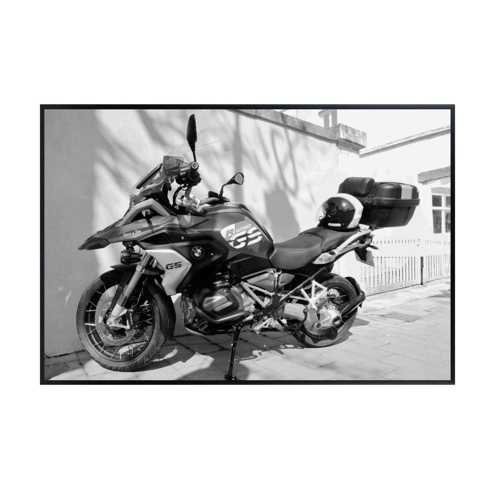 BMW R 1250 GS Poster - Adventure Motorcycle Wall Art Print for Riders, Garage or Office Decor