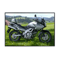 Suzuki DL650 V-Strom Motorcycle Poster - Adventure Touring Sportbike Wall Decor for Rider Garage, Living Room or Man Cave