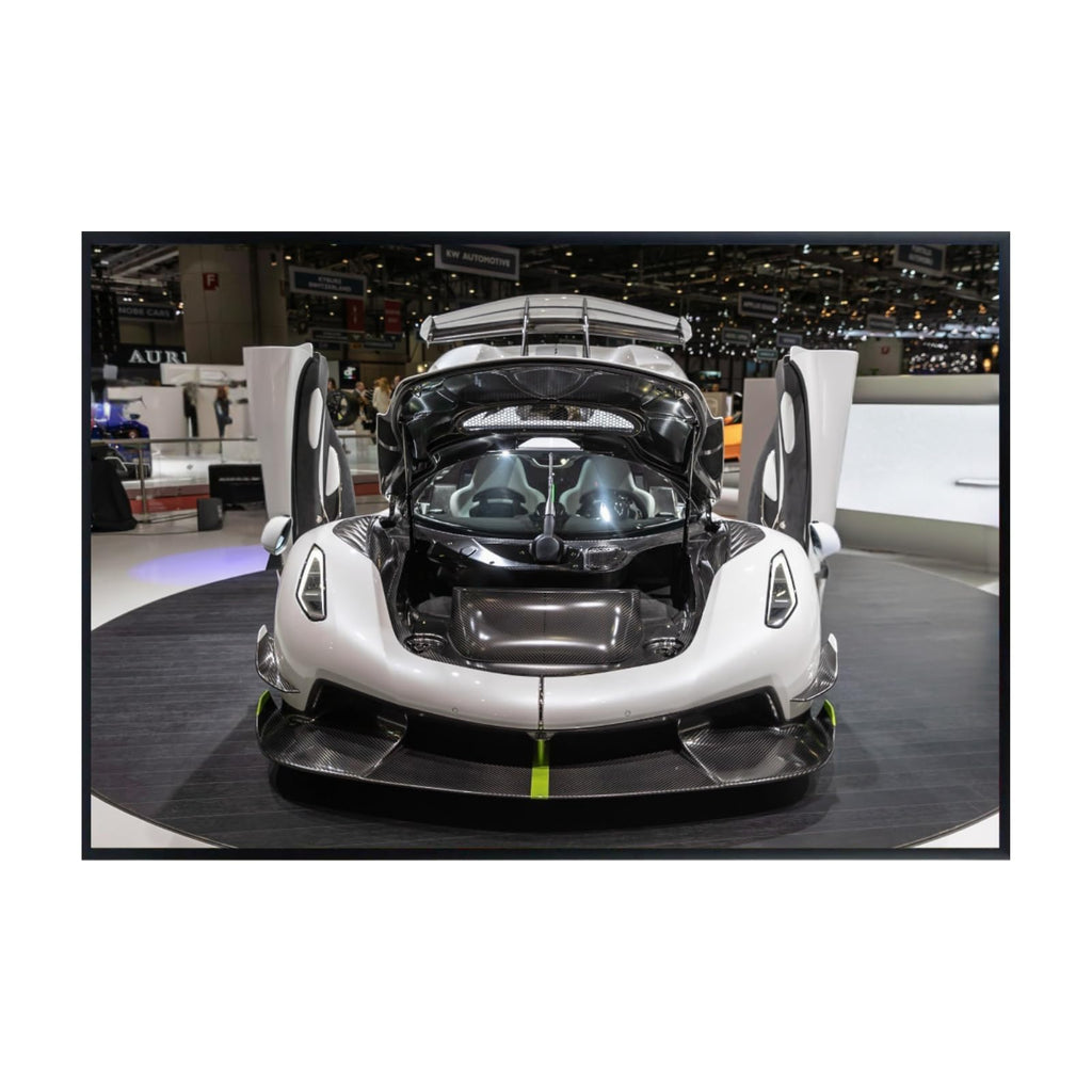 Blessed Posters Koenigsegg Jesko Poster – Modern Hypercar Wall Art Print, Supercar Automotive Artwork for Garage, Office, or Bedroom Decor