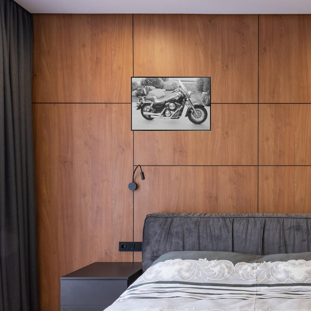 Kawasaki Vulcan Motorcycle Poster - Motorbike Wall Decor for Living Room, Garage or Man Cave