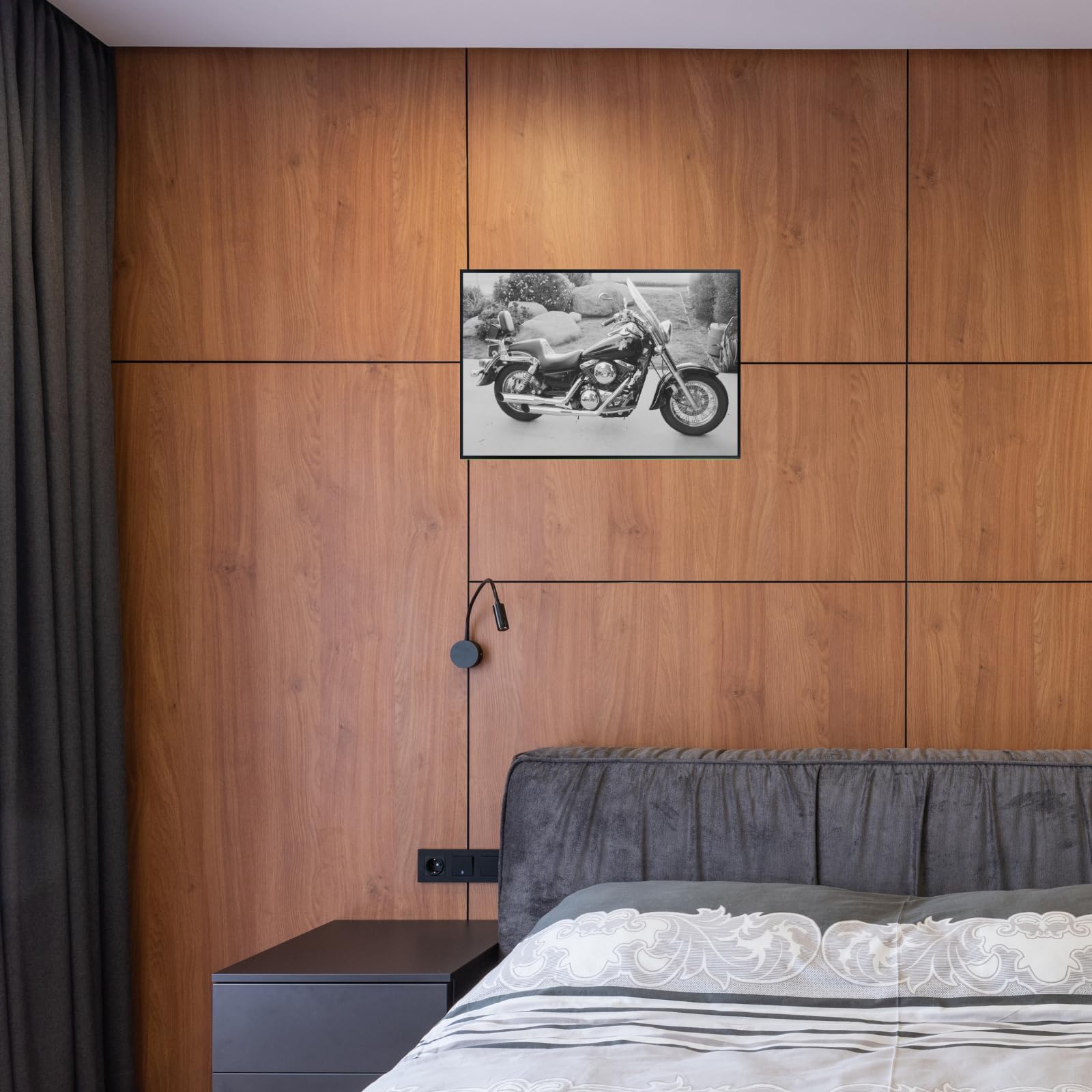Kawasaki Vulcan Motorcycle Poster - Motorbike Wall Decor for Living Room, Garage or Man Cave