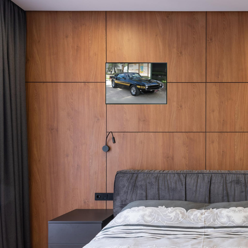 Blessed Posters Shelby GT Wall Art – Classic American Muscle Car Poster Print for Garage Bedroom Living Room Office Decor