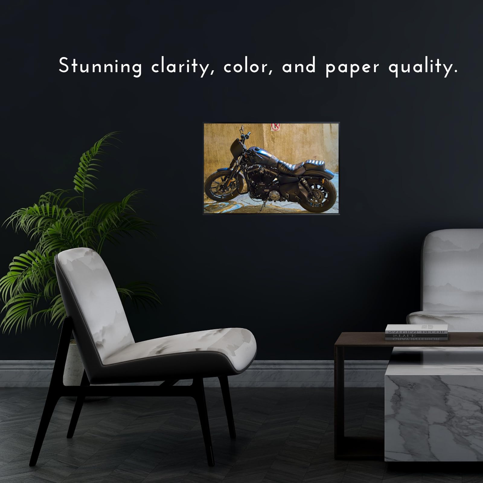 Sportster Poster - Classic Motorcycle Wall Art for Garage, Office, or Home