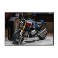 BMW R nineT Poster - Motorcycle Wall Art Decor for Garage, Living Room or Man Cave