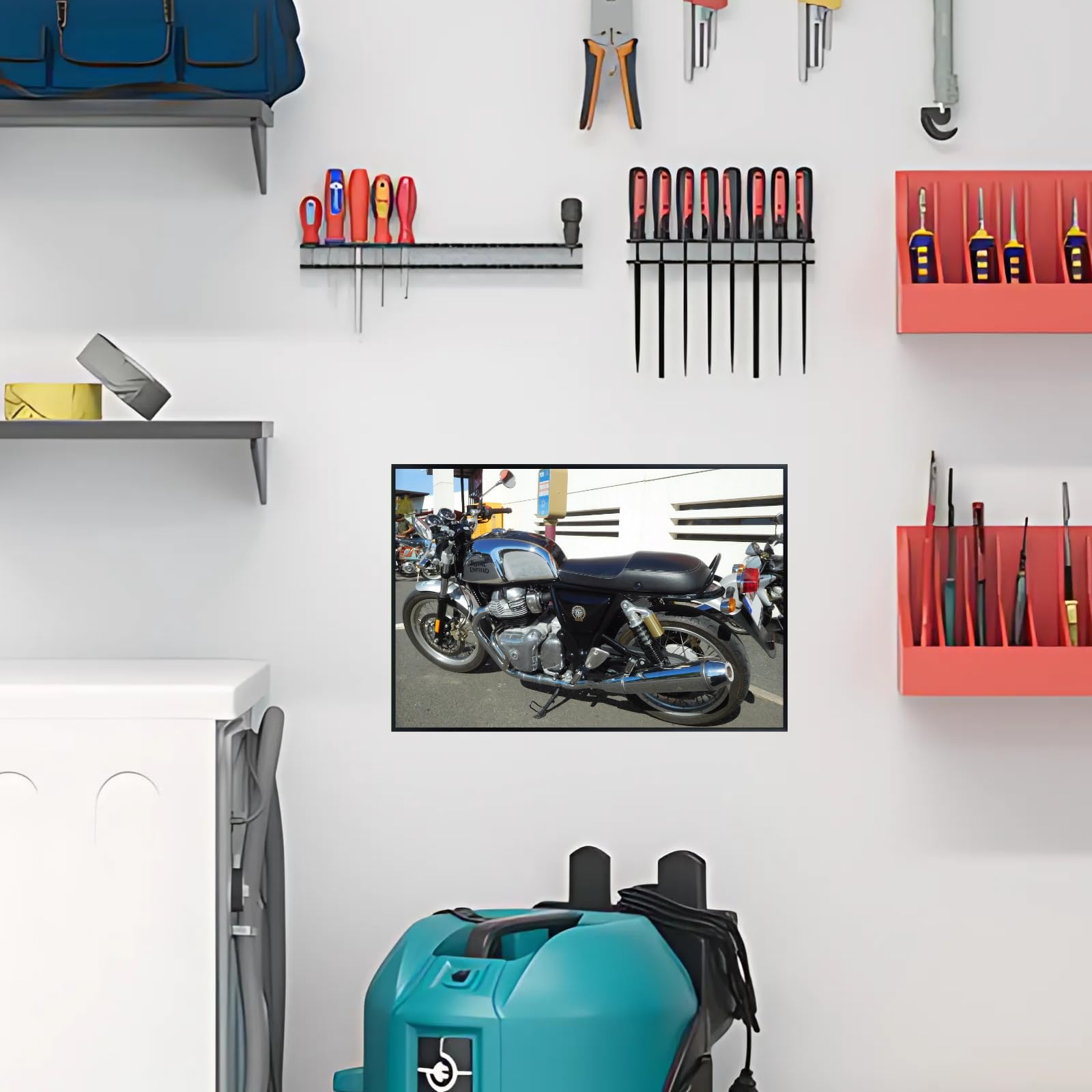 Royal Enfield Continental GT 650 Wall Art Poster – Motorcycle Decor for Home, Garage, Man Cave