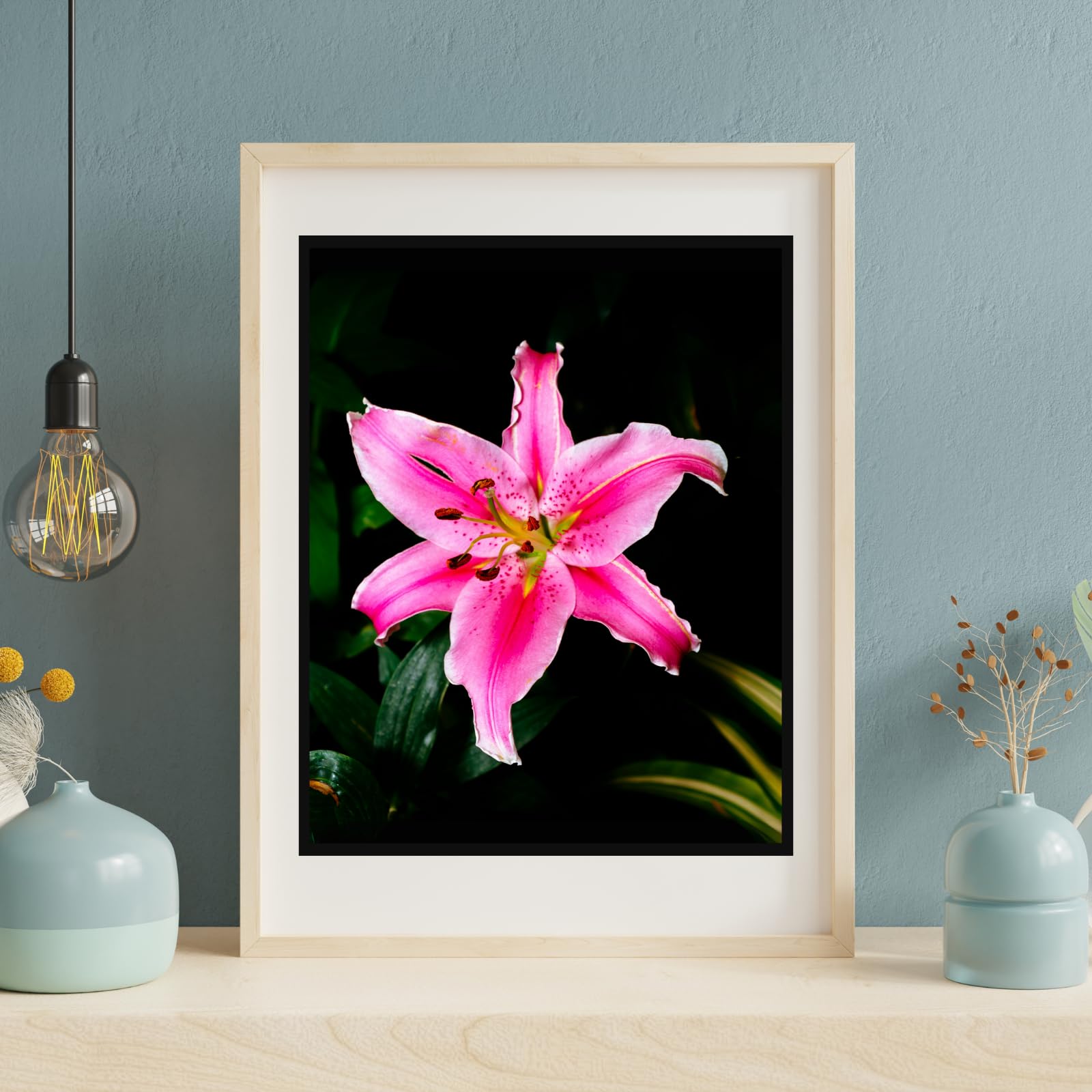 Glory-of-the-Snow Botanical Poster – Vintage Flower Wall Art for Home Decor, Nature Illustration Artwork for Living Room, Bedroom, Office