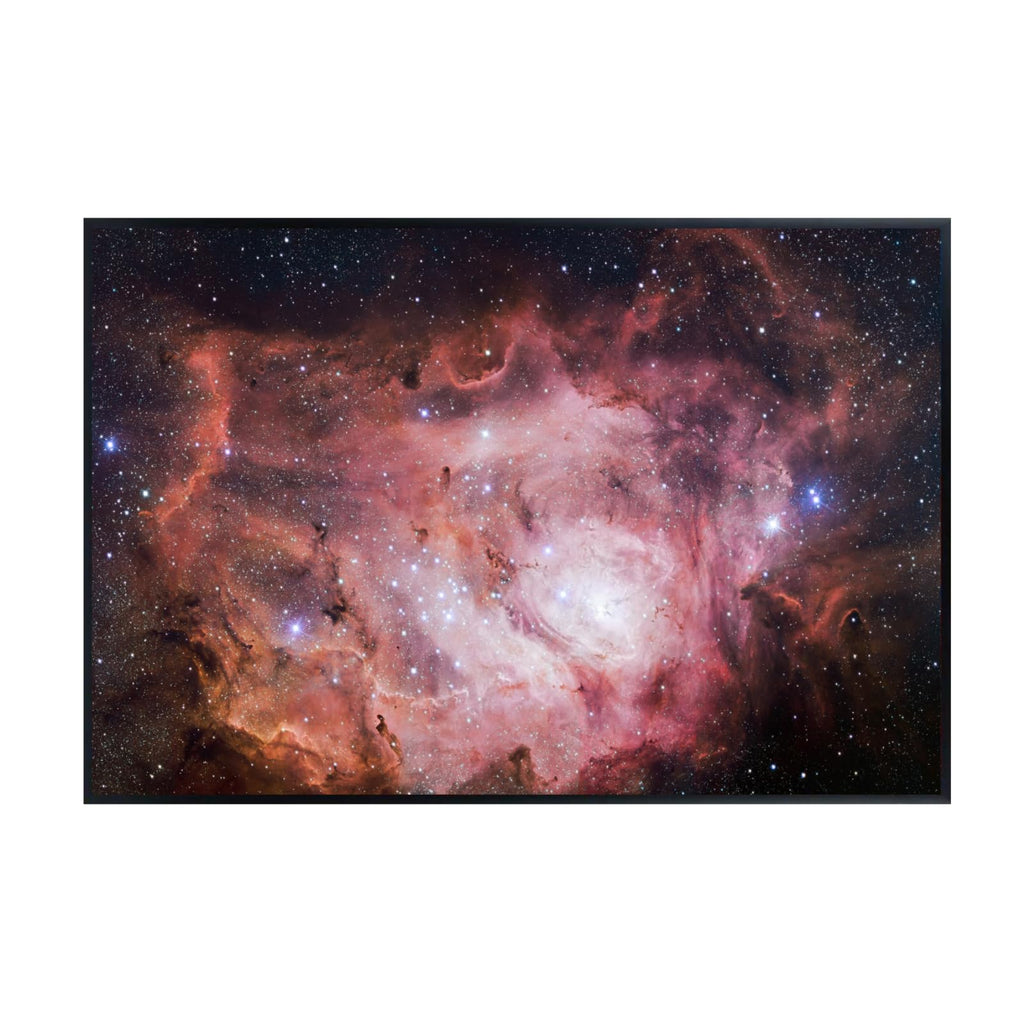 Blessed Posters Lagoon Nebula Poster – Galaxy Night Sky Wall Art Print – Space Astronomy Photography for Bedroom Living Room Home Office Decor