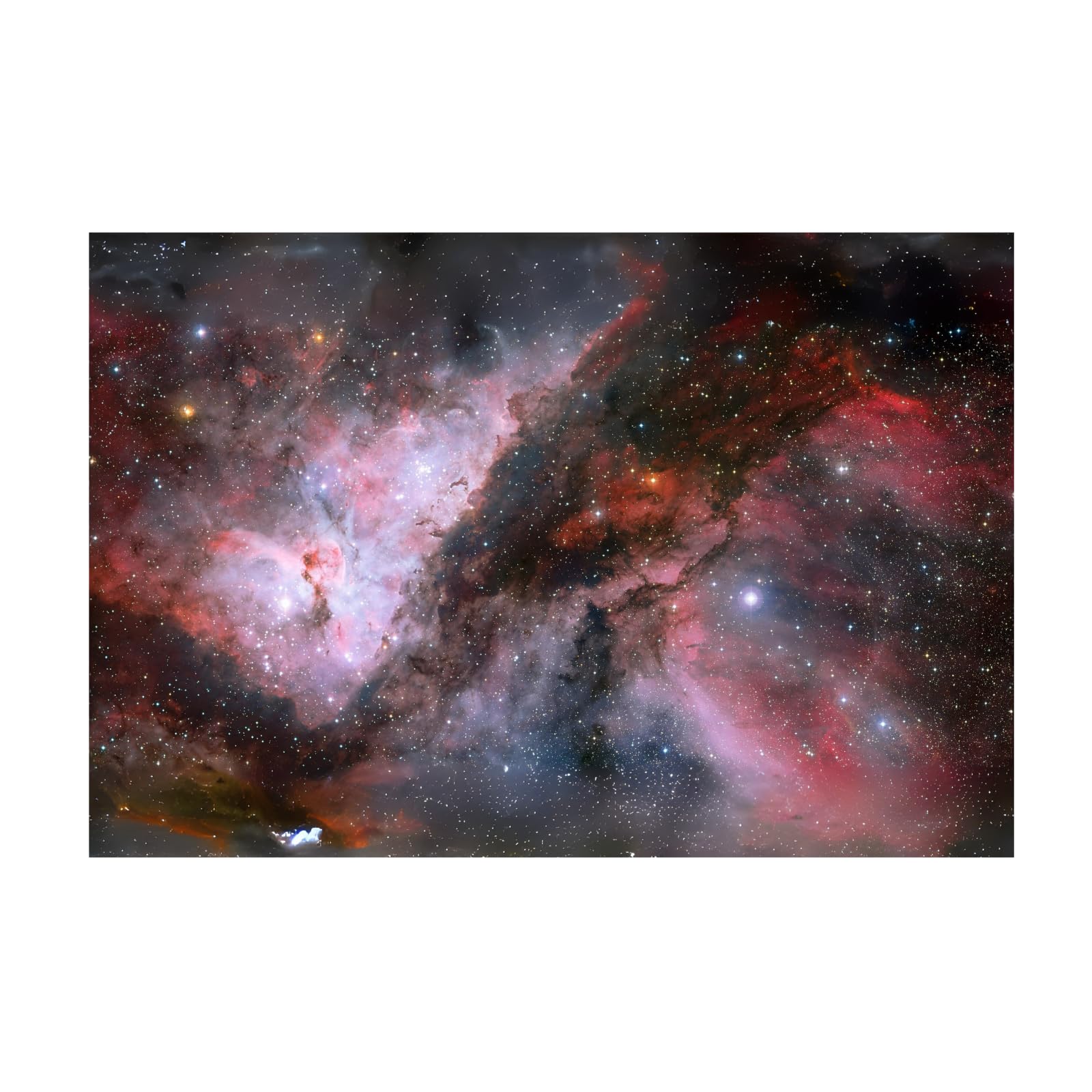 Blessed Posters Carinae Nebula Poster – Night Sky Wall Art Print – Space Astronomy Photography for Bedroom Living Room Home Office Decor