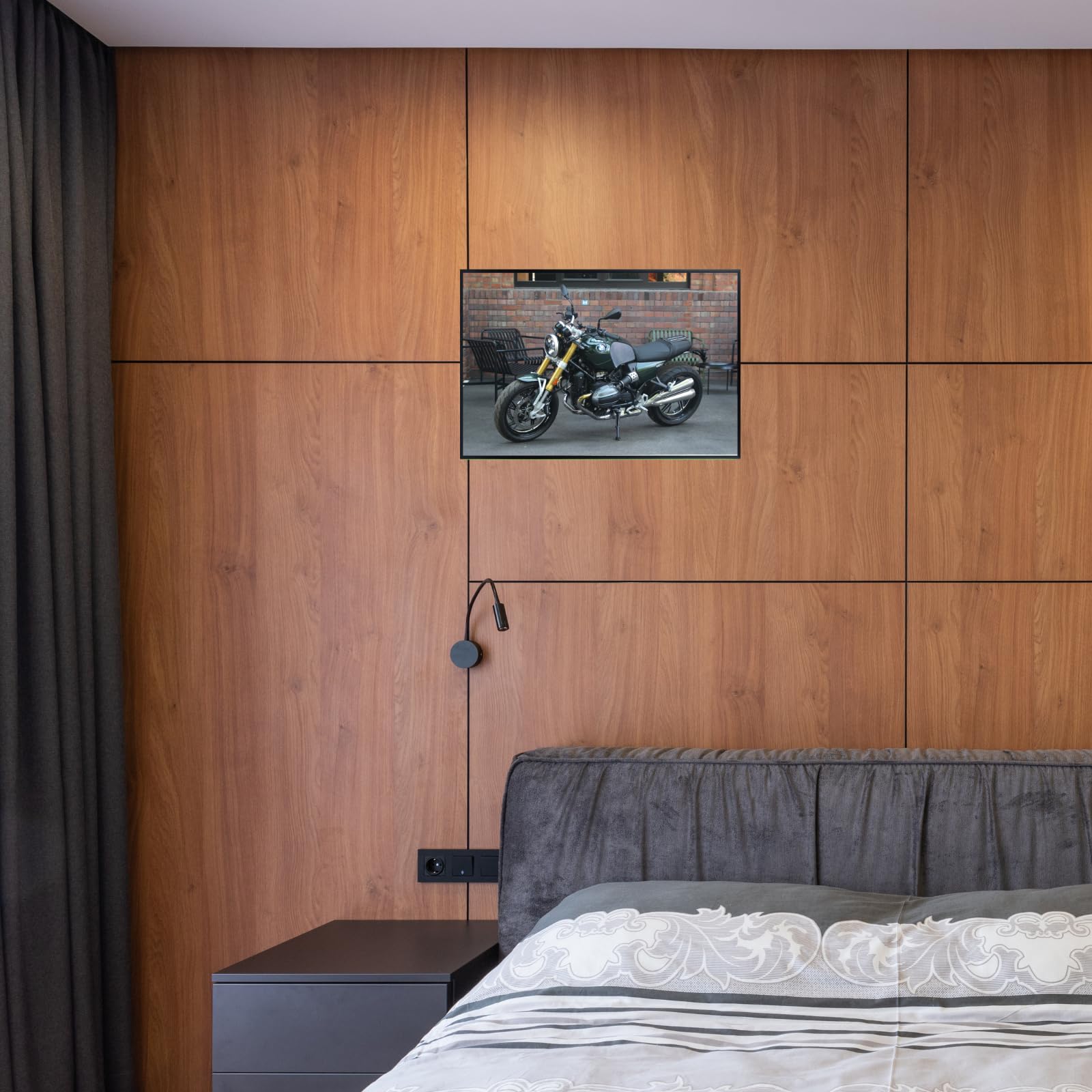 BMW R12 Motorcycle Wall Art Poster  – Classic Motorbike Decor for Garage, Office, or Living Room