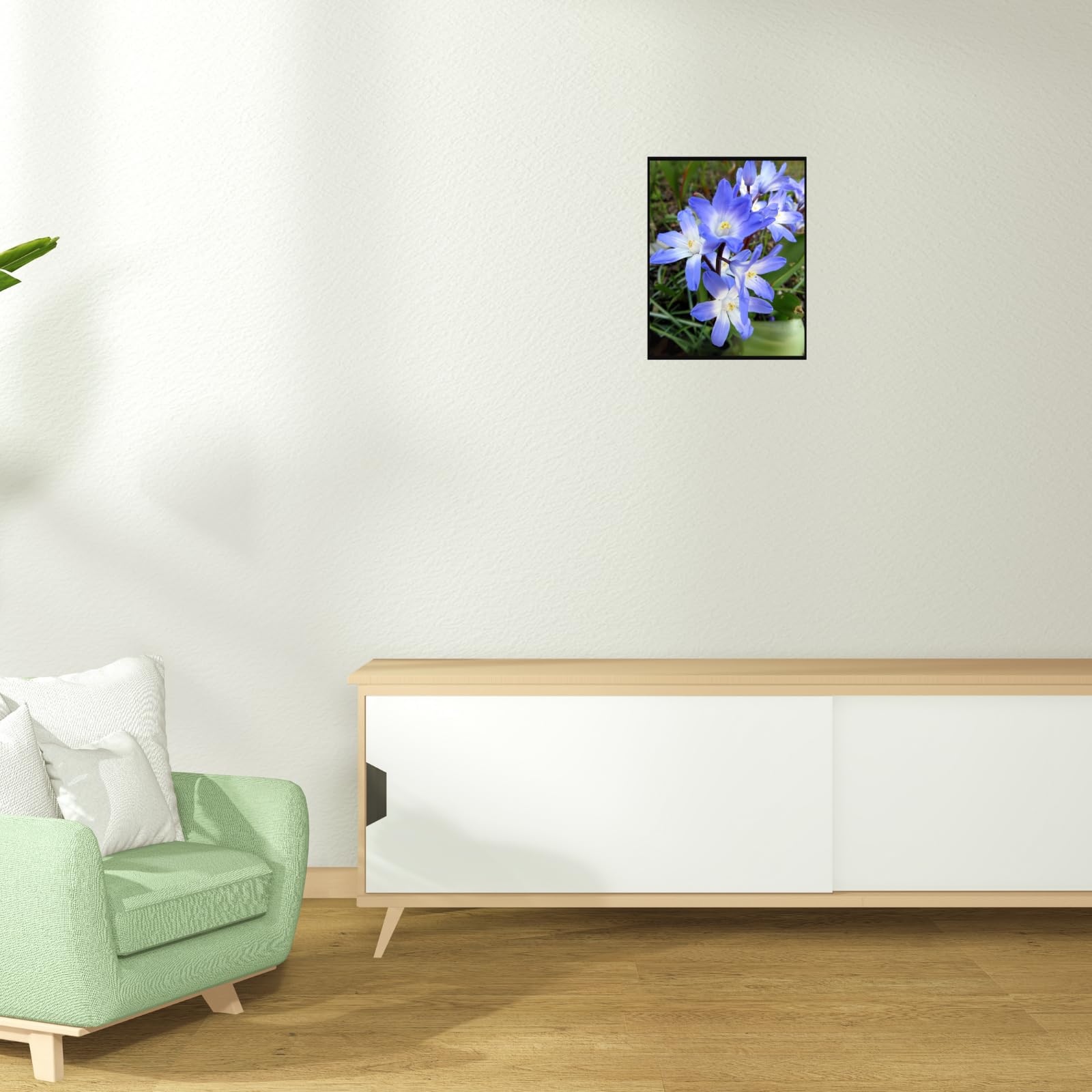 Spring Starflower Botanical Poster – Vintage Flower Illustration Wall Art for Home Decor, Nature-Inspired Botanical Print, Aesthetic Floral Artwork for Living Room, Bedroom & Office