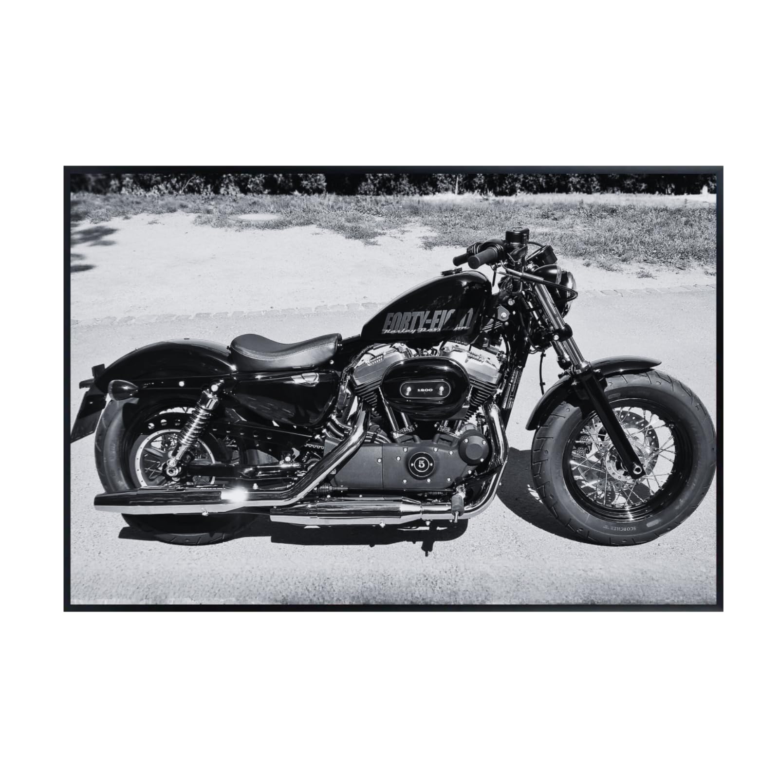 Sportster Poster - Classic Motorcycle Wall Decor for Garage, Office, or Man Cave