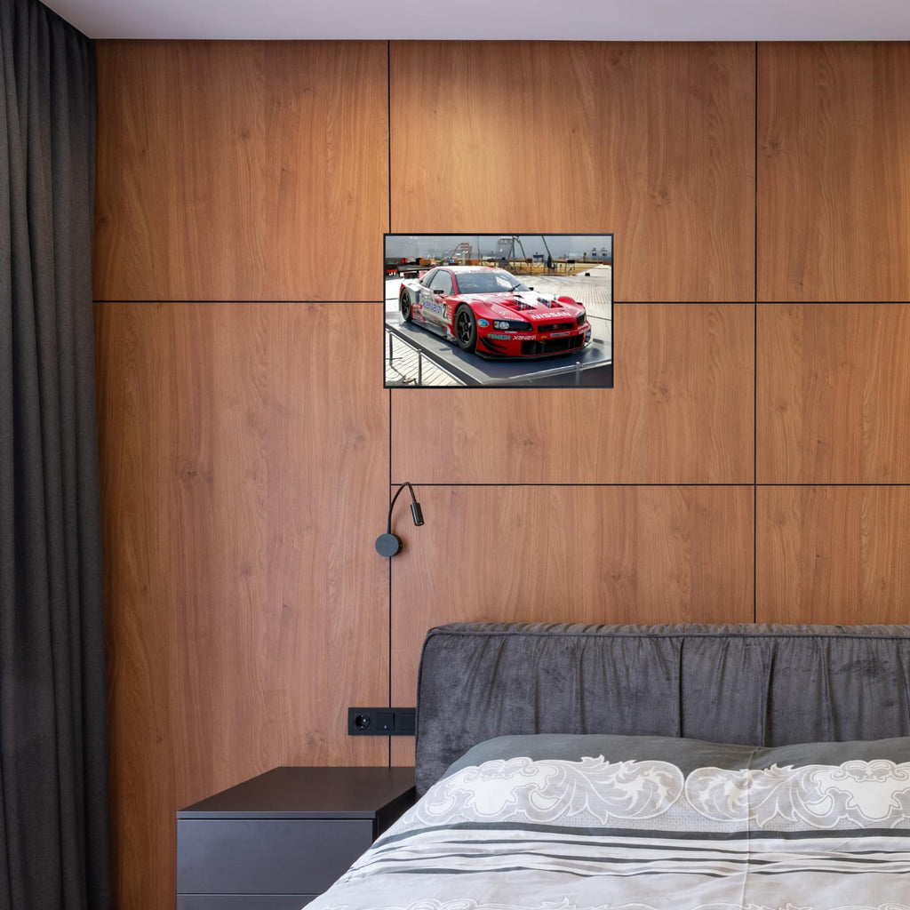 Blessed Posters Nissan GT-R Wall Print – Legendary JDM Performance Car Artwork for Home, Studio, or Man Cave – Retro Tuner Culture Decor