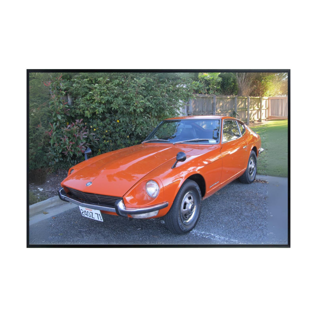 Blessed Posters Datsun 240Z JDM Poster – Legendary Japanese Sports Car Print for Office Home Garage – Timeless Vintage Auto Wall Art
