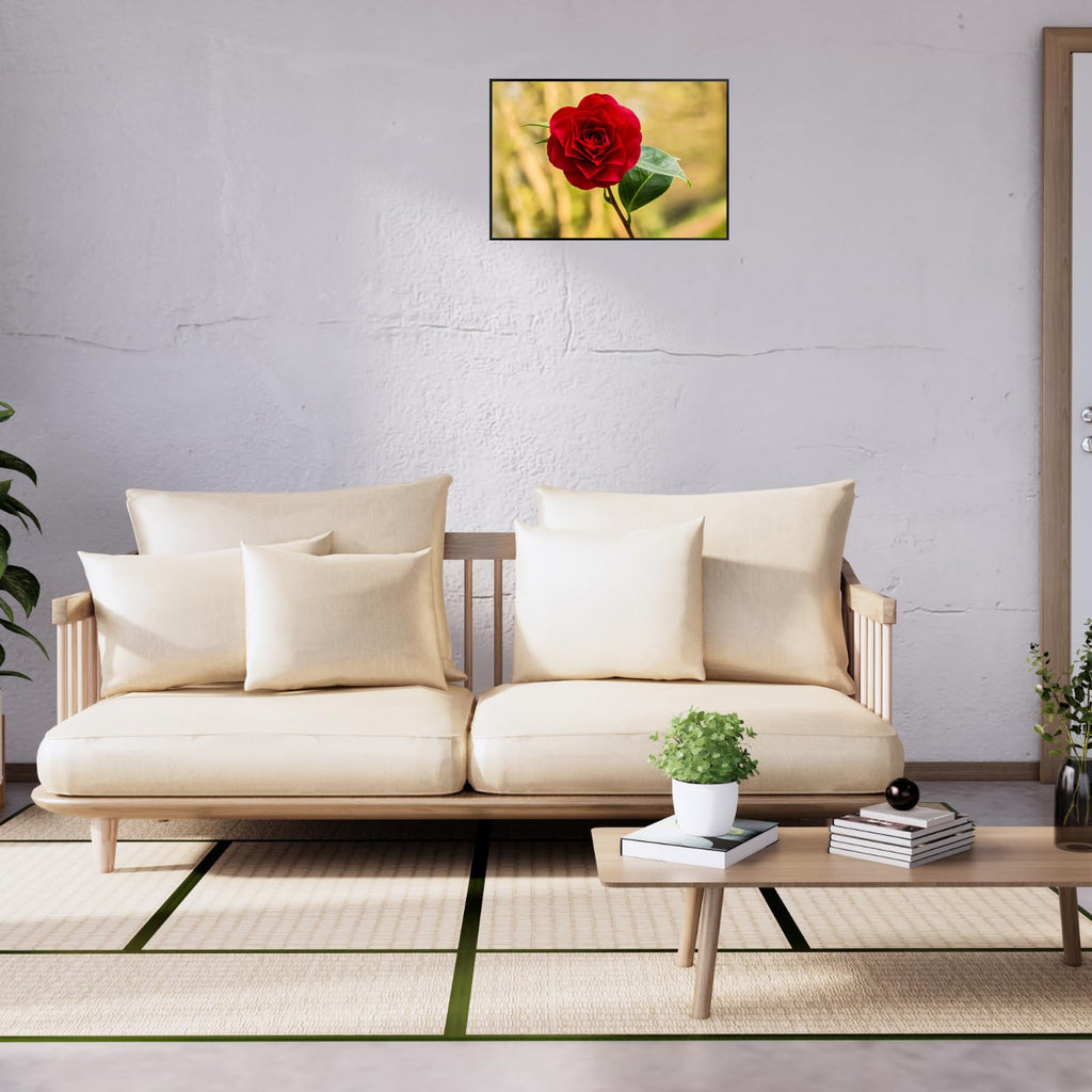 Camellia Flower Poster – Blon van een Camellia Botanical Wall Art Print for Home Decor, Living Room, Bedroom, or Office – Elegant Floral Nature Artwork
