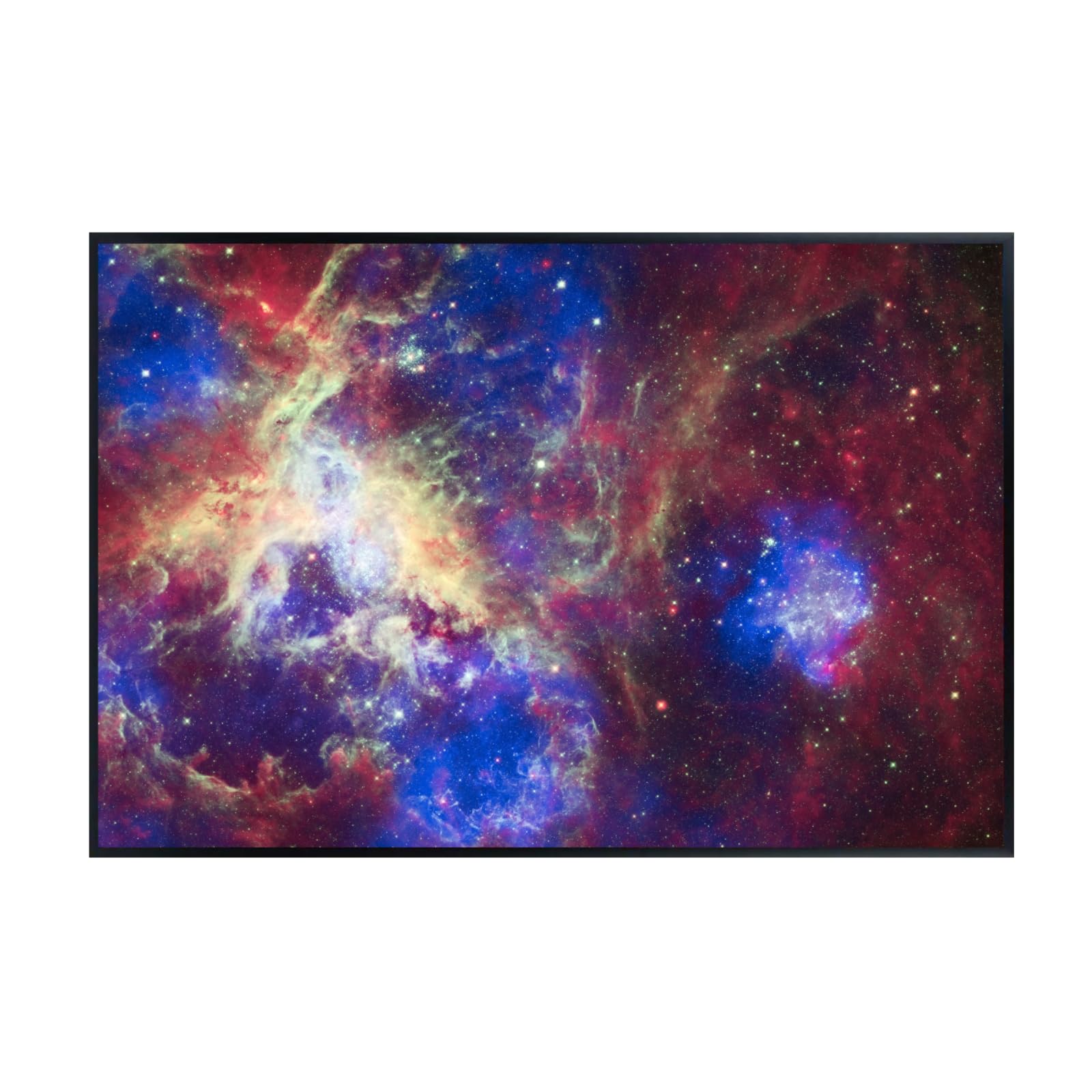 Blessed Posters Tarantula Nebula Poster – Galaxy Night Sky Wall Art Print – Space Astronomy Photography for Bedroom Living Room Home Office Decor