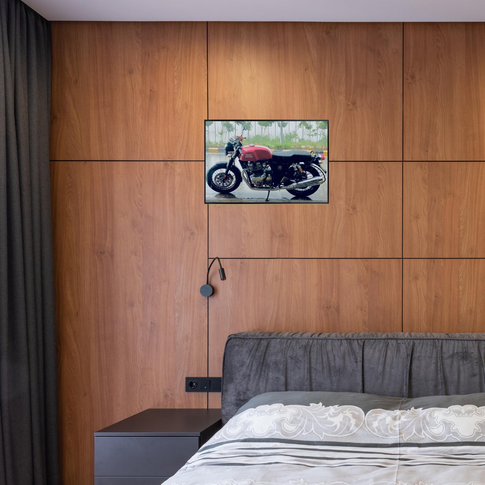 Royal Enfield Continental GT 650 Wall Poster – Modern Motorcycle Decor for Home, Garage, Man Cave