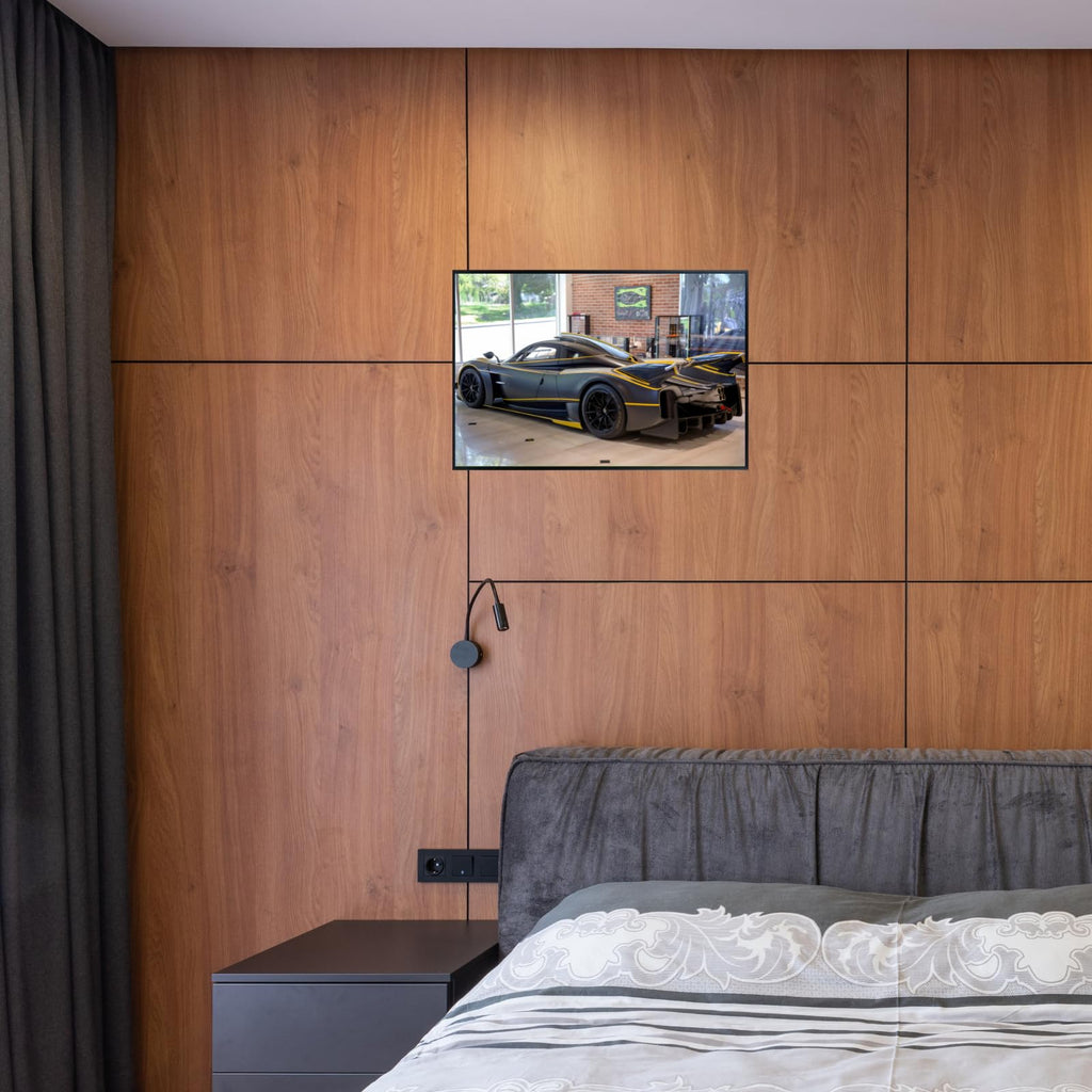 Blessed Posters Pagani Huayra Poster – Exotic Luxury Supercar Wall Art Print for Garage Office Bedroom Living Room Décor – Automotive Gift