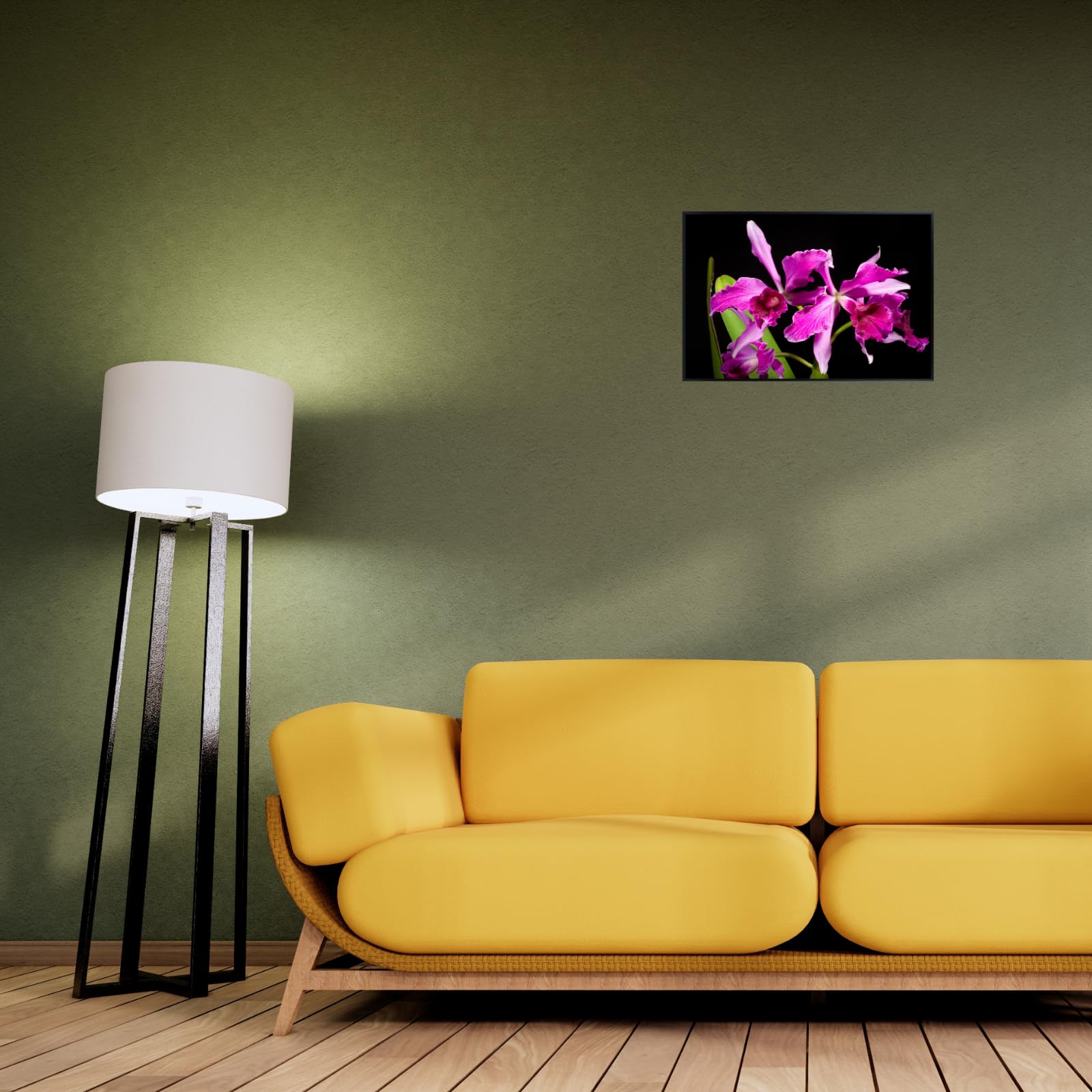 Cattleya Orchid Poster – Cattleya Lindl Botanical Wall Art Print for Home Decor, Living Room, Bedroom, or Office – Elegant Floral Nature Artwork