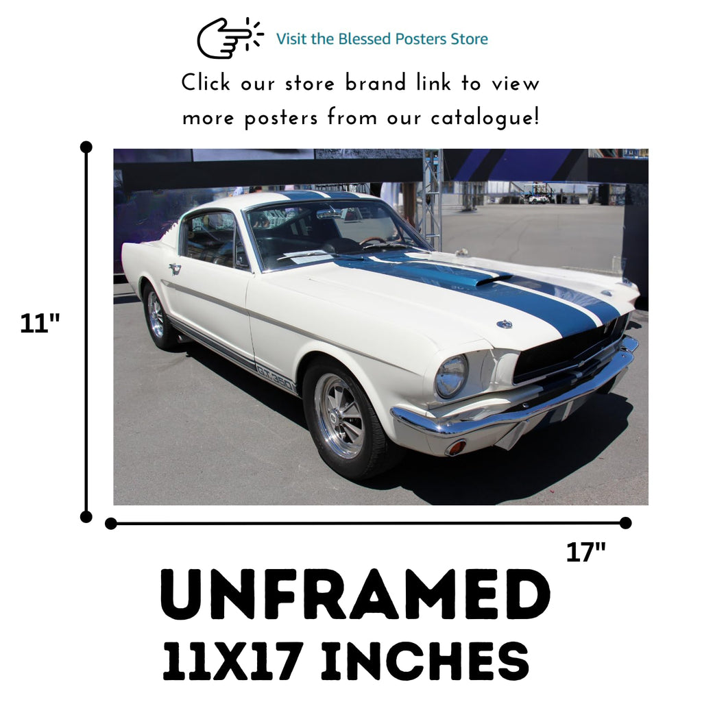 Blessed Posters 1969 Dodge Charger RT Poster – Classic American Muscle Car Wall Art Print for Garage Bedroom Office Living Room Retro Automotive Decor