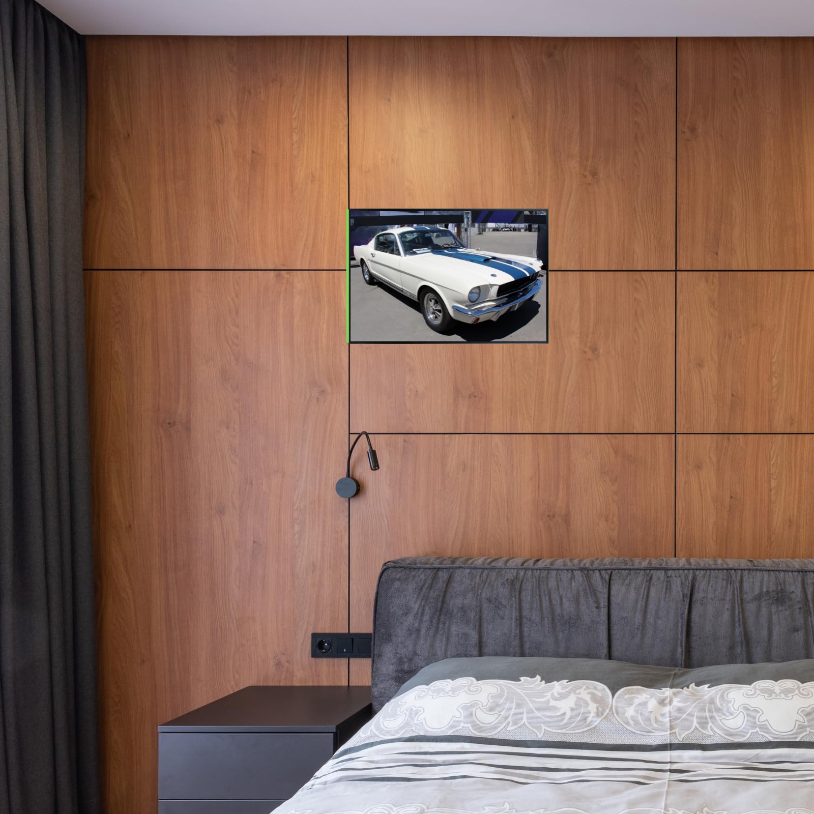 Blessed Posters 1969 Dodge Charger RT Poster – Classic American Muscle Car Wall Art Print for Garage Bedroom Office Living Room Retro Automotive Decor