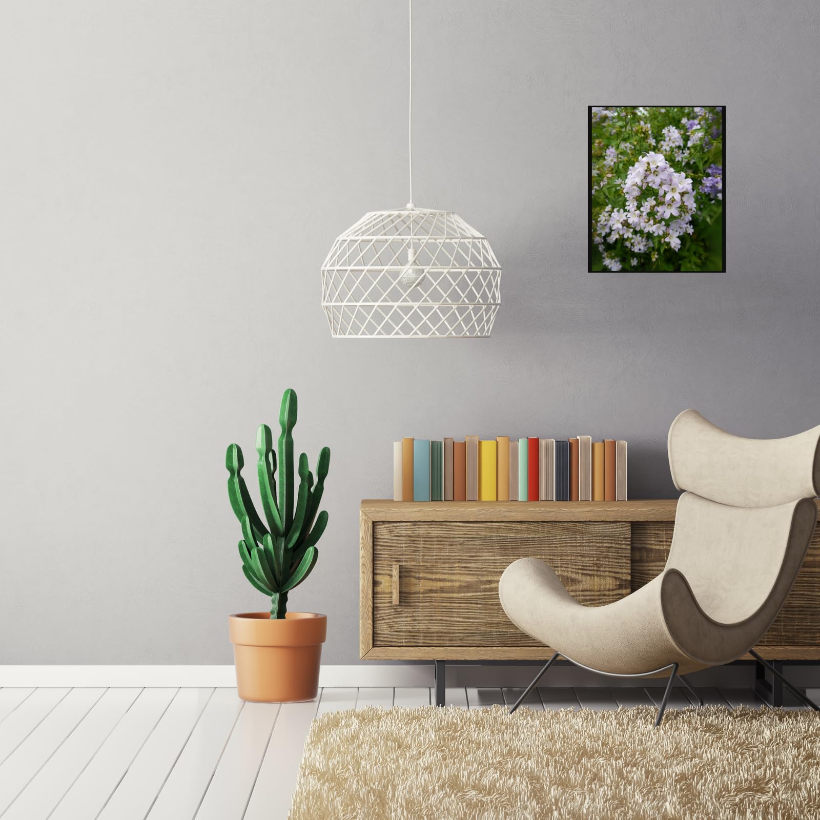 Campanula Bell Flowers Poster – Botanical Wall Art for Living Room, Bedroom, Office & Home Decor – Vintage Flower Illustration Print