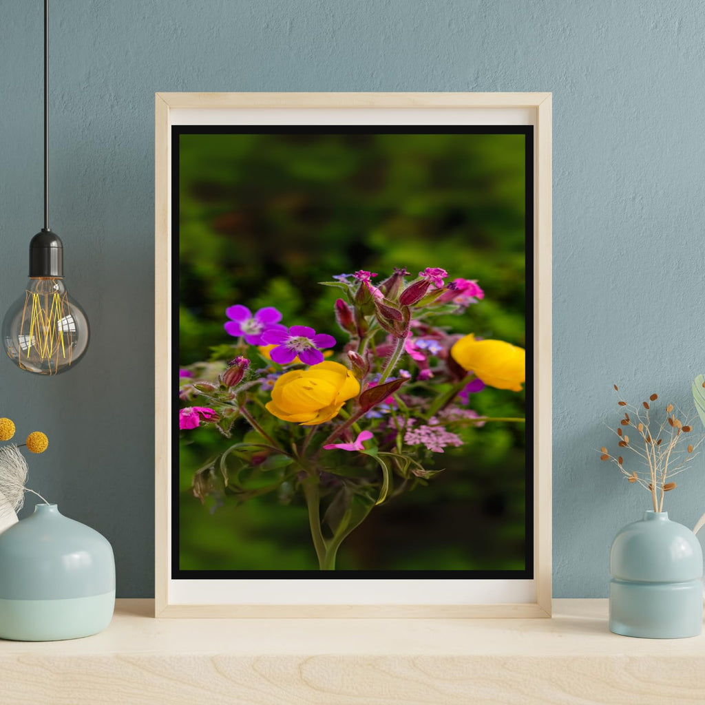 Blumenstrauß Wall Art Poster – Elegant Floral Home Decor Print for Living Room, Bedroom, Office, and Modern Interiors