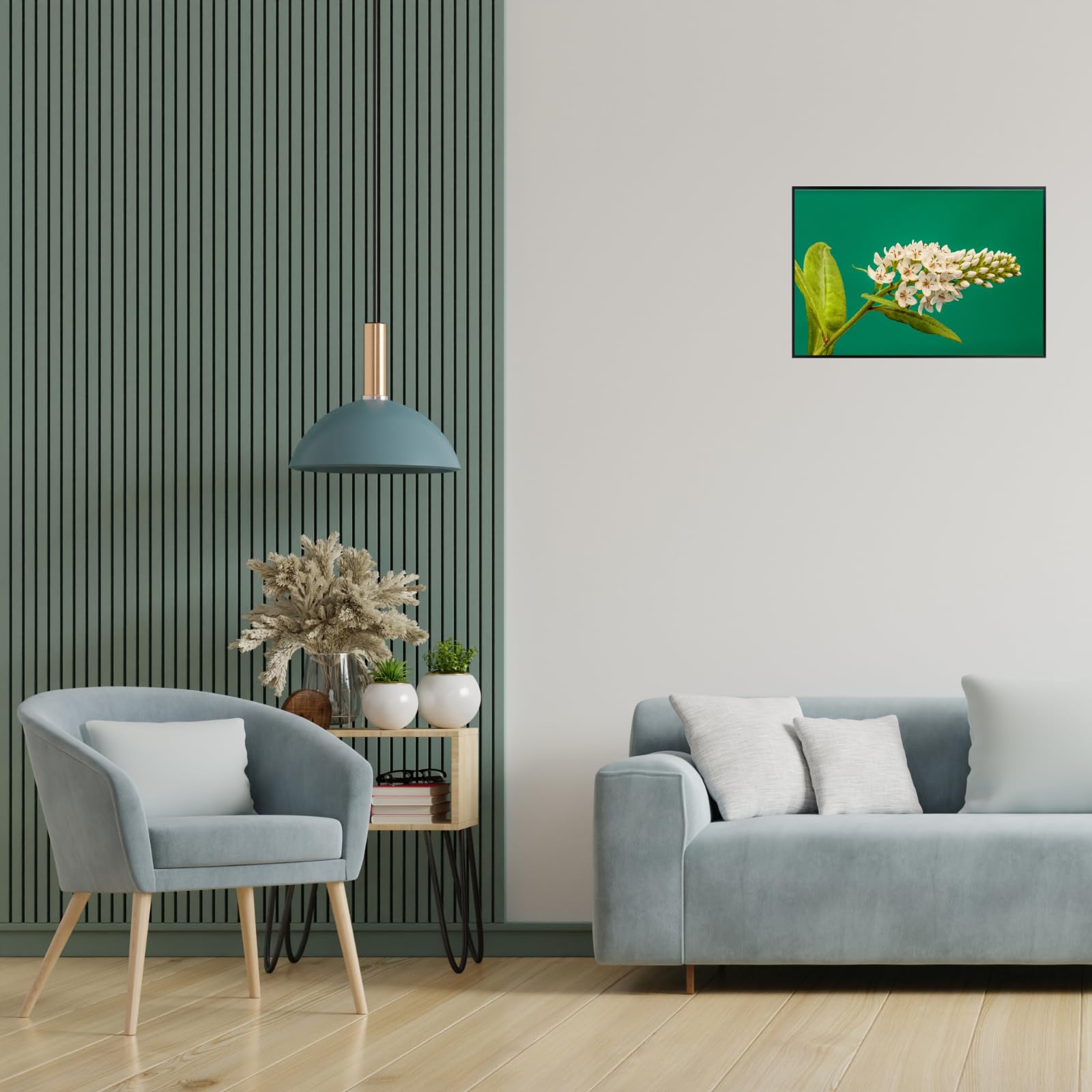 Lysimachia Clethroides Poster – Botanical Wall Art Print for Home Decor, Living Room, Bedroom, or Office – Elegant Floral Nature Artwork