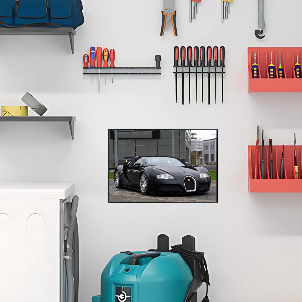 Blessed Posters Bugatti Veyron Poster Exotic Car Wall Art Iconic Supercar Print Garage Office Home Decoration